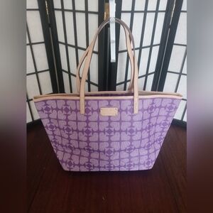 Kate Spade Purple Tote Bag Good Condition
